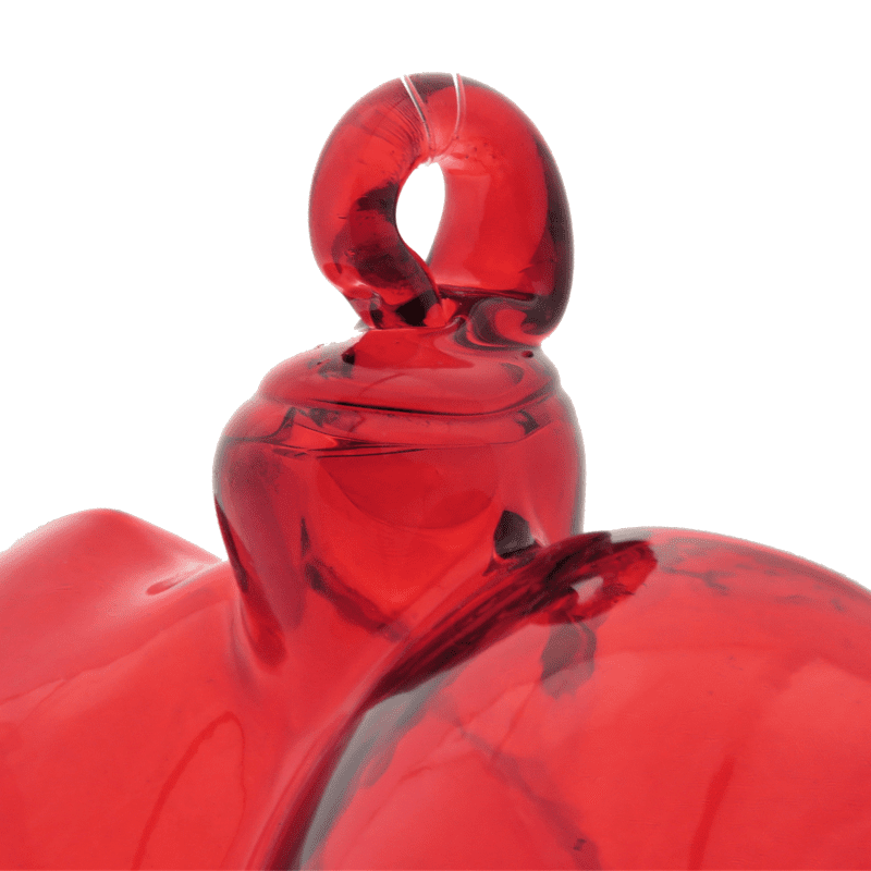 corazon vidrio colgante rojo superior modelo2