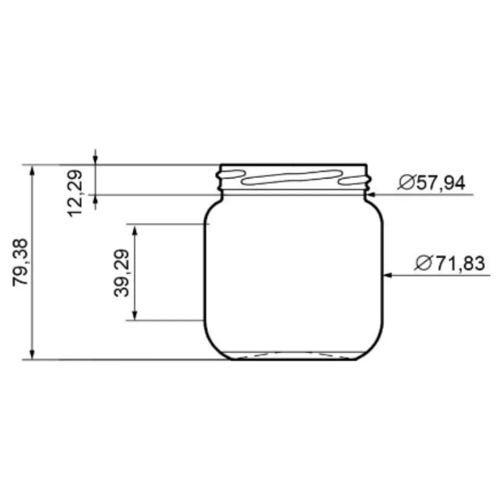 Frasco de vidrio 229 ml con Tapa Dorada | Envasa con calidad 3 Frasco de vidrio 229 ml con Tapa Dorada | Envasa con calidad - Imagen 3