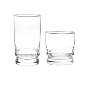 Estuche 6 Vasos Rocks + 6 Vasos Bebidas Madeiro