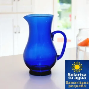 Jarra Samaritana azul cobalto 1.25 L para solarizar agua