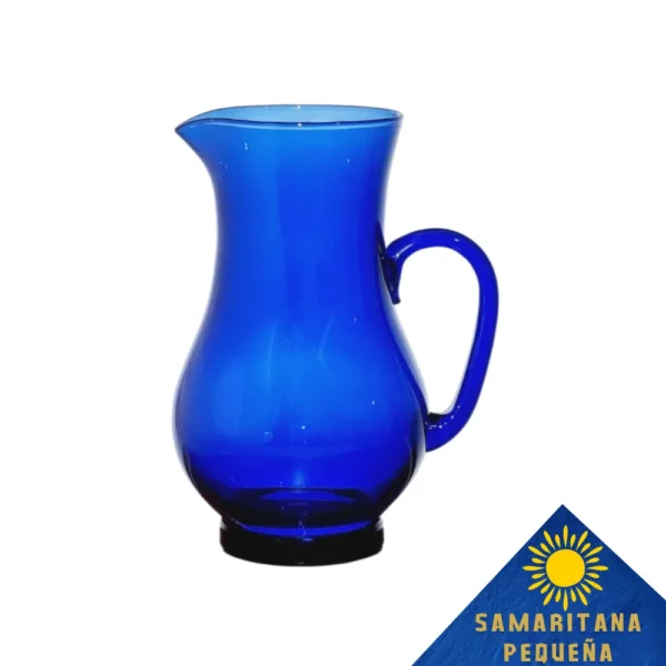Jarra Samaritana Azul Cobalto 1.25 L – Solariza tu Agua con Estilo - Imagen 2