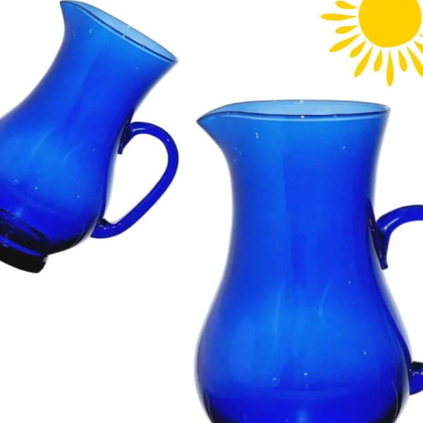 Jarra Samaritana Azul Cobalto 1.25 L – Solariza tu Agua con Estilo - Imagen 4