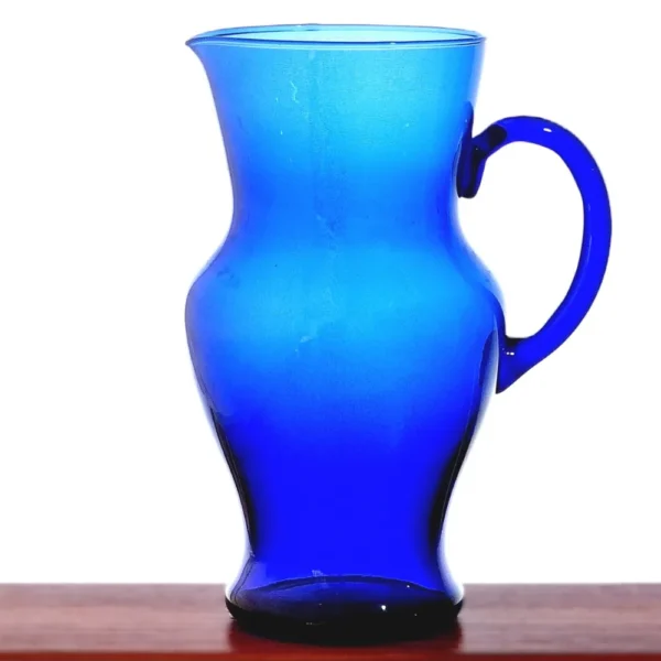 Jarra Glassart 1.5L Azul Cobalto | Vidrio Artesanal en tu mesa - Imagen 5