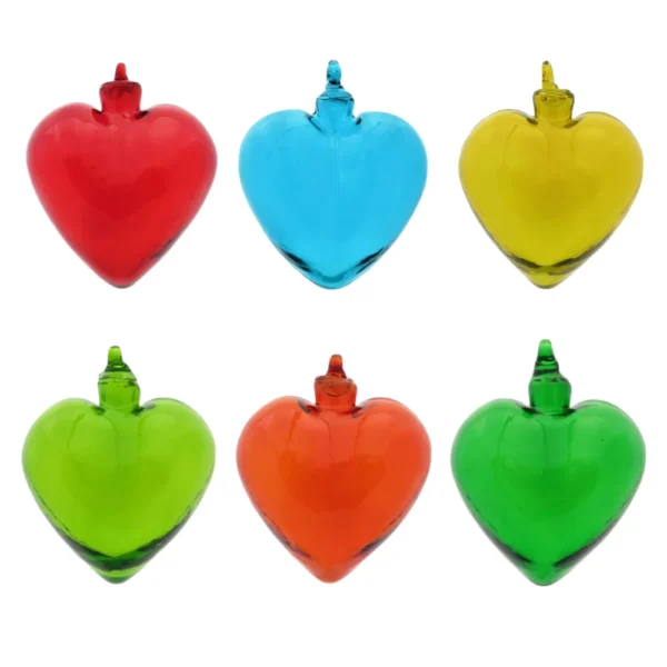 corazon colgante mediano 6unidades