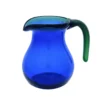 jarra vidrio mini azul cobalto 450cc ppal