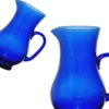 jarra vidrio samaritana 1.25l azul cobalto perspectiva