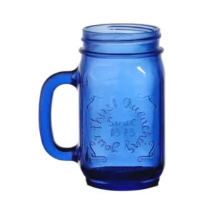 Jarro vintage azul cobalto