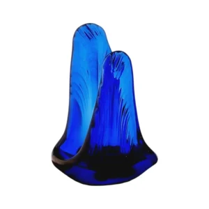 Servilletero artesanal azul cobalto