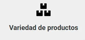Variedad de productos