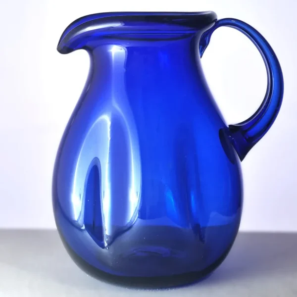 Jarra Fiba Azul Cobalto 1.75L en Vidrio | Ancestral - Imagen 4