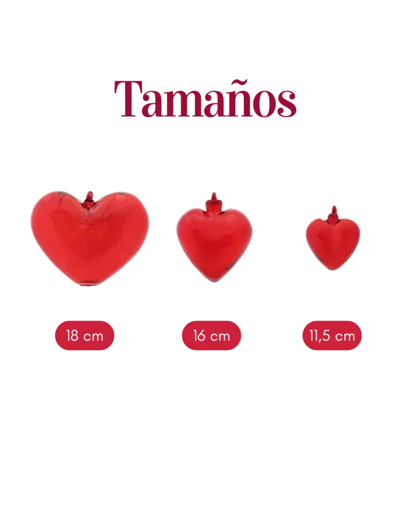 corazon tamanios