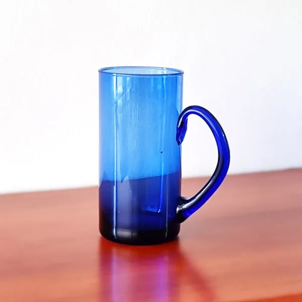 Jarro Cervecero con oreja 500 ml azul cobalto | Diseño Artesanal - Imagen 6
