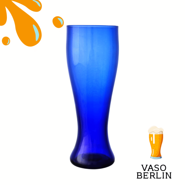 Vaso Cervecero Berlín Azul Cobalto 500 ml | Elegancia en la mesa - Imagen 5