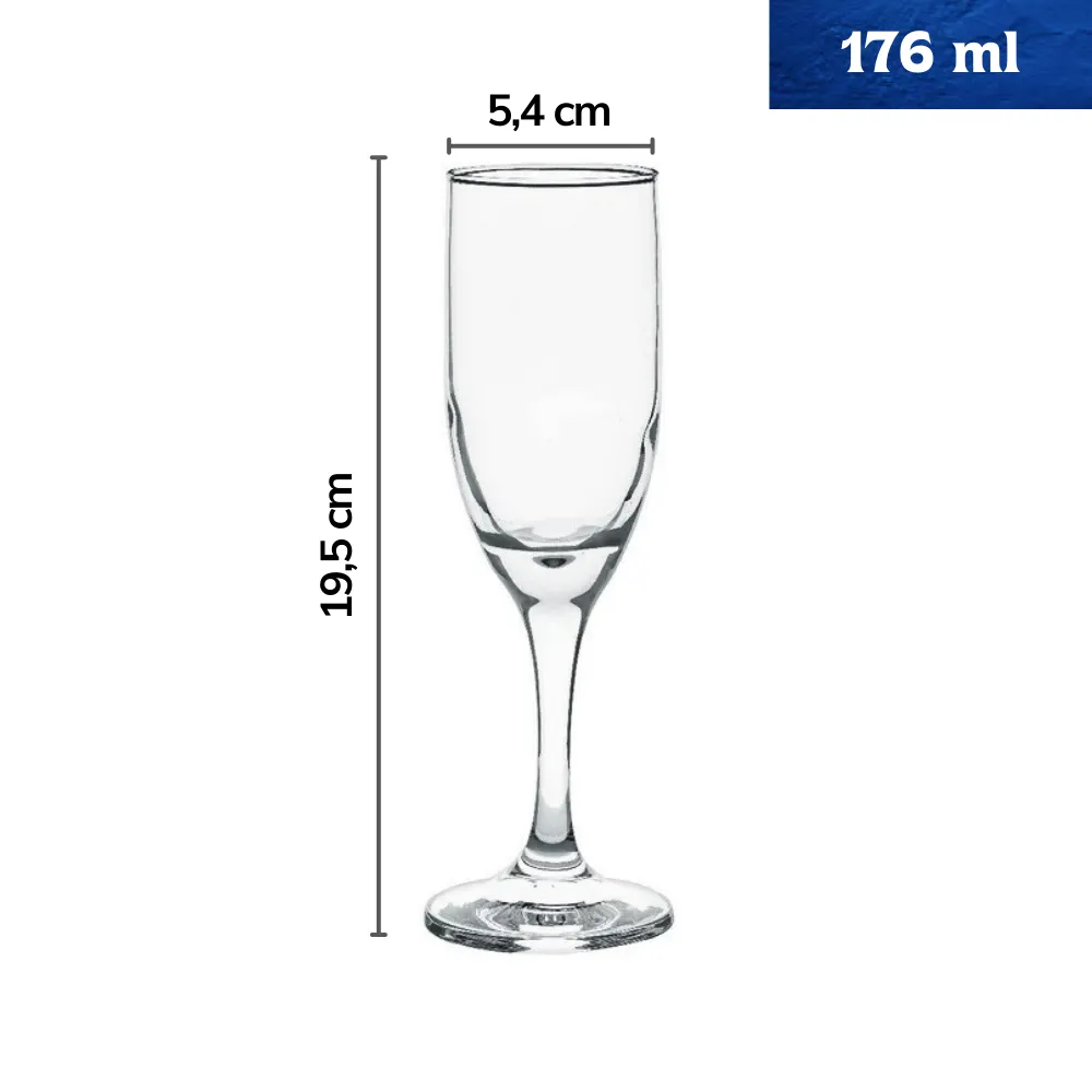 Home 53 Copa Champana Aragon 5436 fondo blanco medidas y capacidad