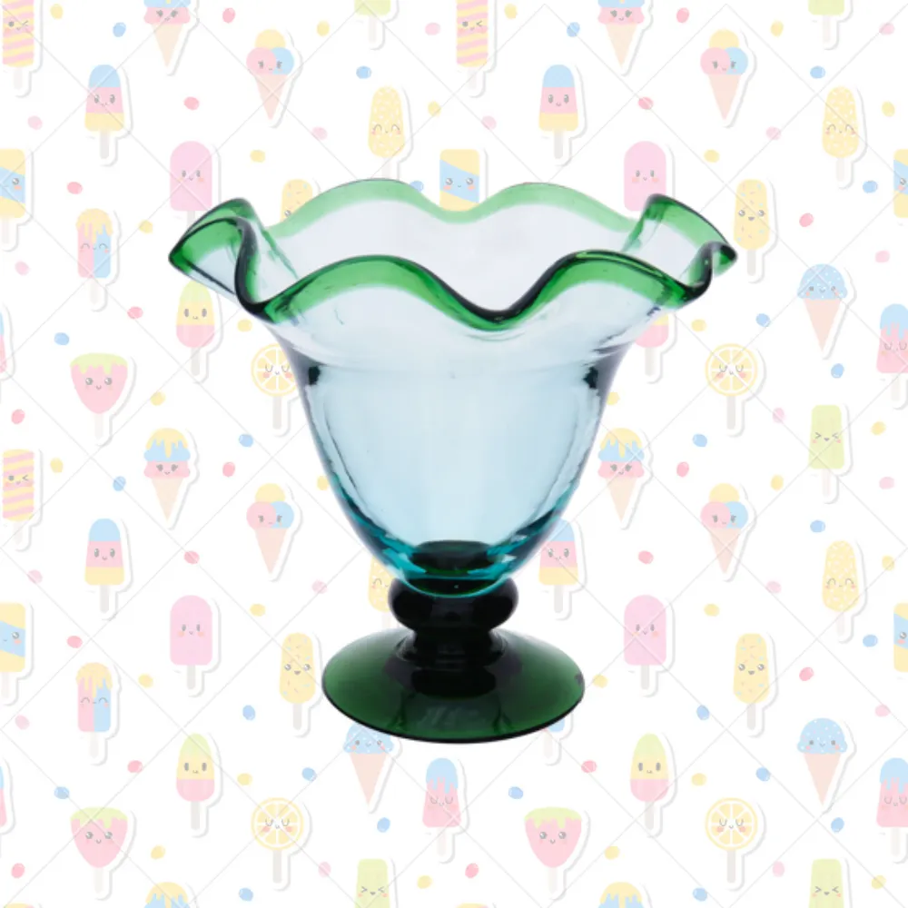 Home 39 Copa helado linea verde artesanal fondo animado