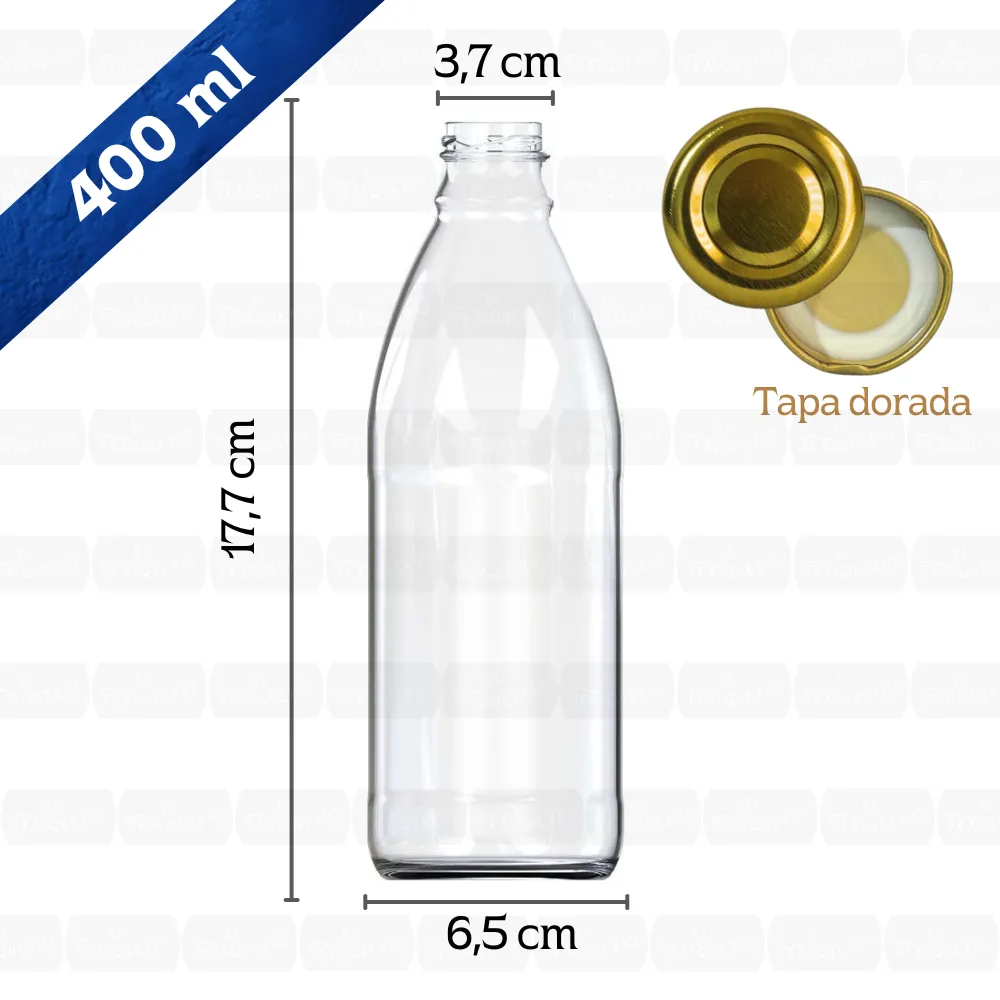 Home 60 Botella 400 ml EA44353 38 24 fondo blanco medidas y capacidad marca de agua