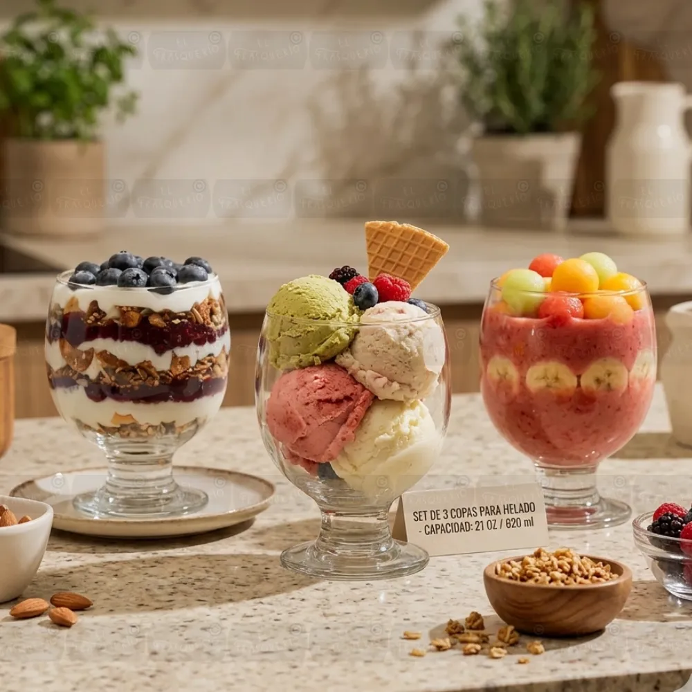 Copa Helado Premiere 620 ml ambientadas marca de agua