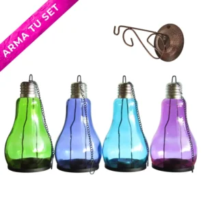 Arma tu Set Bombillo Candelabro Flowers colors