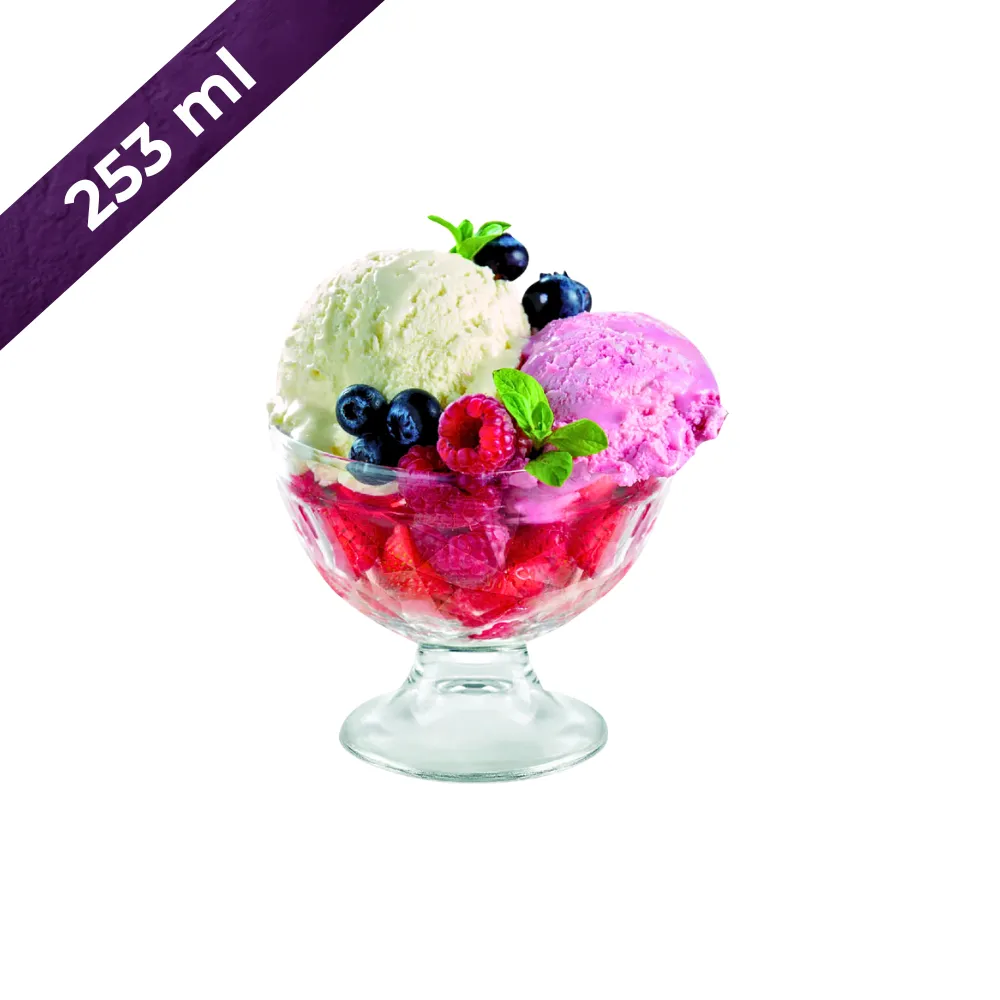 Copa de vidrio para helado Davinci 253 ml