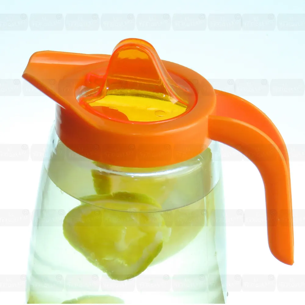 Jarra Jade 1.5 litros tapa naranja enfoque tapa marca de agua