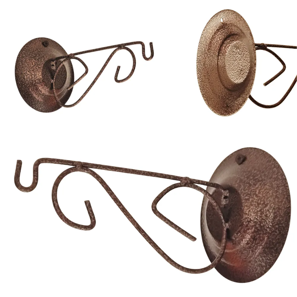 Home 64 Soporte metalico de pared para deco colgante angulos