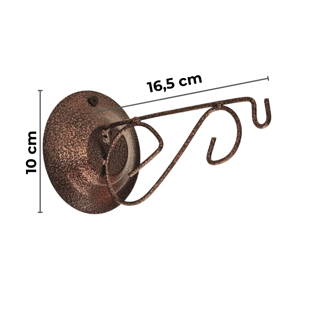 Home 63 Soporte metalico de pared para deco colgante medidas