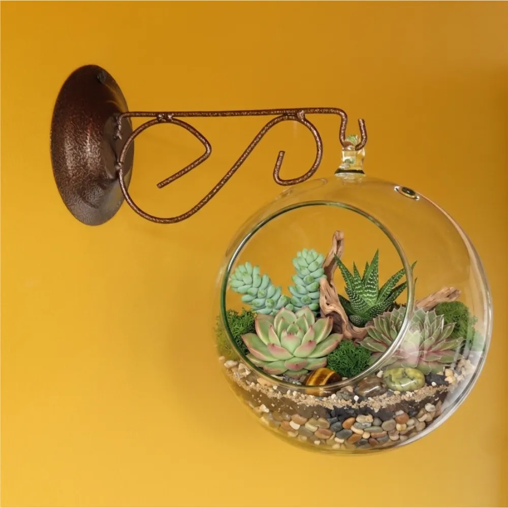 Soporte metálico de pared para deco colgante | Toque rústico 5 Soporte metálico de pared para deco colgante | Toque rústico - Imagen 5