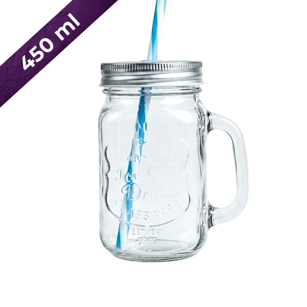 Home 75 Vaso Vintage 450 ml con pitillo