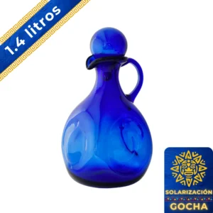 Jarra Gocha 1.4 litros azul cobalto con tapa