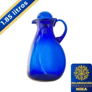 Jarra Mika 1.85 litros azul cobalto con tapa portada
