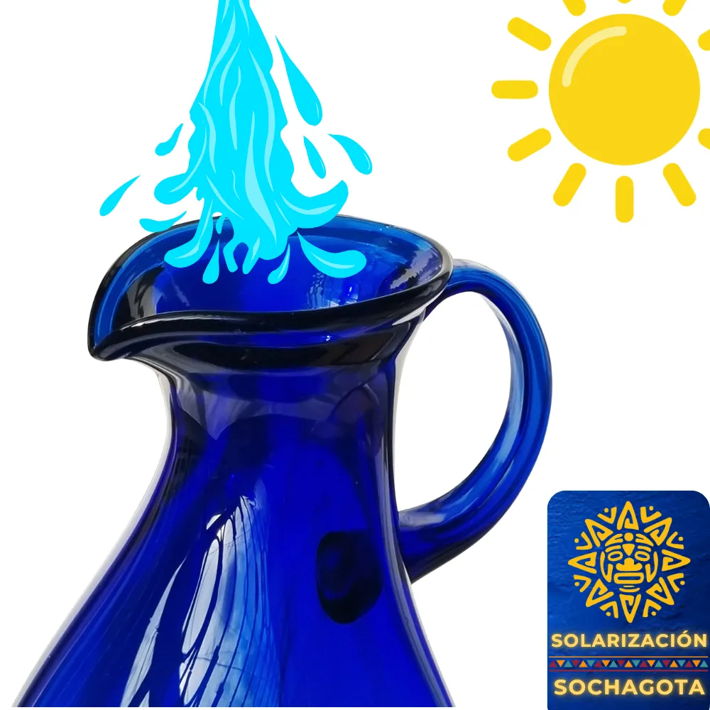 Jarra Sochagota 2 litros azul cobalto con tapa | ¡Transforma el agua! 5 Jarra Sochagota 2 litros azul cobalto con tapa | ¡Transforma el agua! - Imagen 5