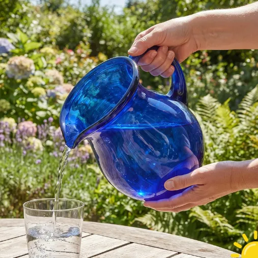 Jarra Zié Grande 3 Litros Azul Cobalto | La Gigante para solarizar agua 2 Jarra Zié Grande 3 Litros Azul Cobalto | La Gigante para solarizar agua - Imagen 2